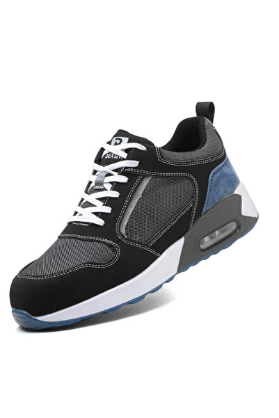 BEXOW Safety Shoes Steel Toe Lightweight Work Sneakers for Men and Women Brea...