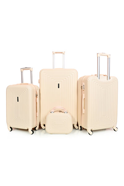 MORANO Morano 4-Piece Luggage Set Durable and Lightweight Spinner Wheeled Sui...