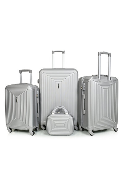 MORANO Morano 4-Piece Luggage Set Durable and Lightweight Spinner Wheeled Sui...
