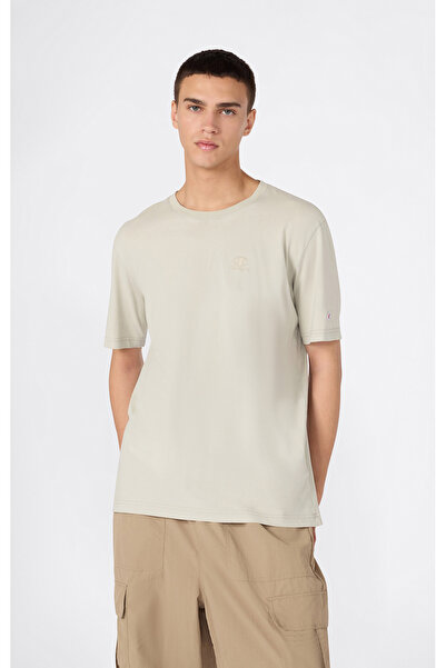 Champion تي شيرت رجالي أخضر بأكمام قصيرة من Icons Wash - 221575-YS152