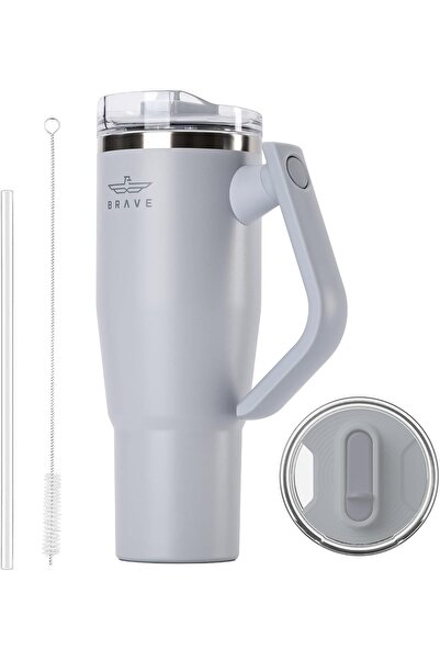 Generics BRAVE TempGuard Tumbler 950ml | 2-in-1 Leakproof Lid | 18/8 Stainles...