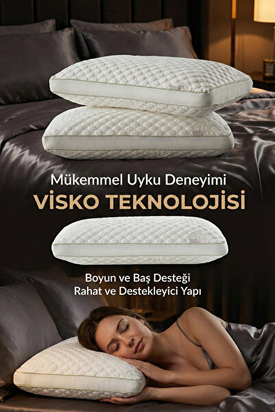 IRK Markacity m Ortopedik Visco Yastık Colojen Cilt Dostu "Beauty Sleep" (40x...