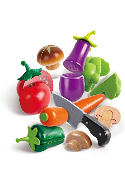 Hape خضراوات الحديقة | أدوات طبخ خشبية للأطفال، مجموعة لعب طعام تظاهري، مجموع...