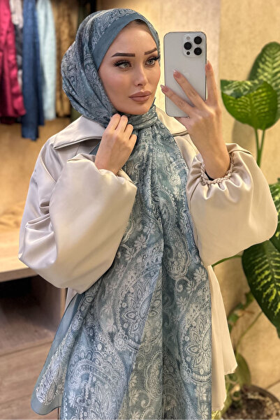 CUOCA LOUNGE Etnik Desenli İnce Vual Şal