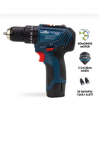 Dawreek akülü vidalama armut batarya