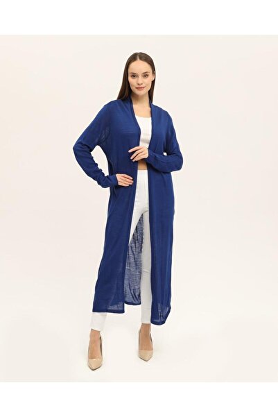 NEDEN Women's Long Slim Knit Cardigan – Relaxed Fit, Lightweight