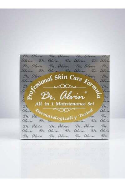 Dr. Alvin All in 1 Maintenance Set Whitening Anti Acne Skin Renewal Facial Kit
