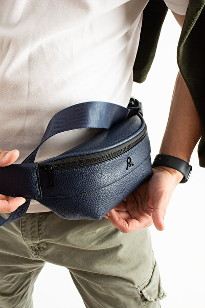 KIRASE Men's Waterproof Quality Leather Waist and Shoulder Bag Dimensions-11 ...