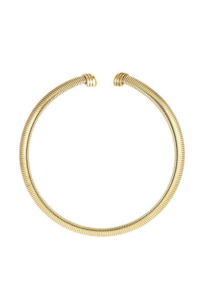 Bijuteria SORELLY Aura Fixed Statement Necklace 14k Gold Plated