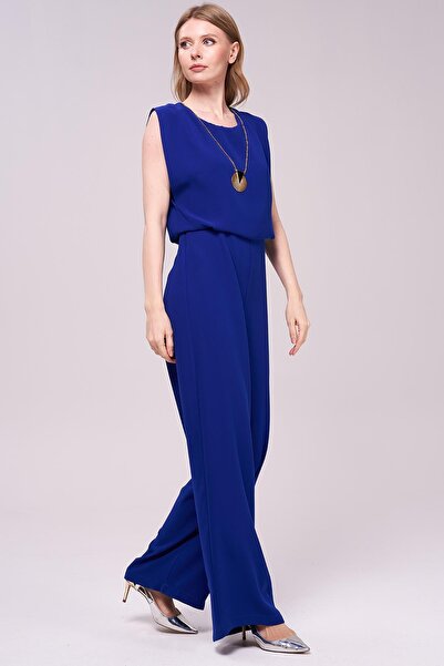 Journey Kolsuz-Arkası Bağcıklı, Kolyeli Krep Tulum