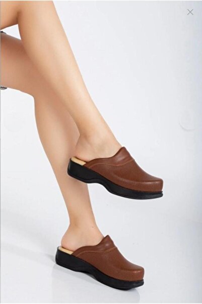 Biocomfort Women's Genuine Leather Brown Orthopedic Shoes for Nurses, Doctors...