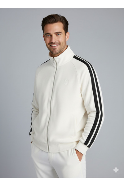 Jack & Jones Jcoathletico Towel Men's Zippered Sweat Jacket