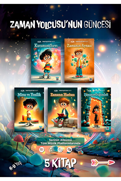 UMY Yayınları Zaman Yolcusu’nun Güncesi - Çocuk Kitabı Serisi - 5 Kitap