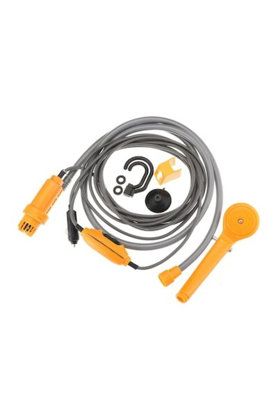 Telemag Dus camping 12V pompa furtun 2m geanta portabil auto exterior igiena