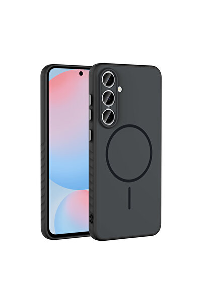 Galaxy S25 FE Cep Telefonu için Uyumlu Kılıf Magsafe Şarj Özellikli Tea Kapak