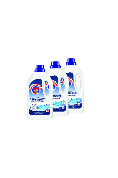 chante clair Υγρό απορρυπαντικό βαθύ καθαρισμό, 3 x 1,26 L, 84 πλύσεις