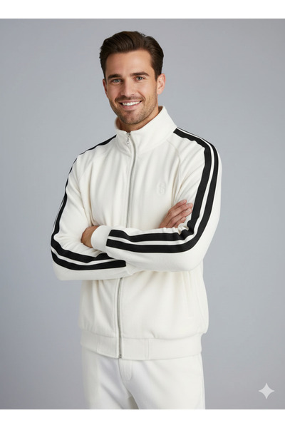 Jack & Jones Jcoathletico Men's Zippered Sweat Jacket