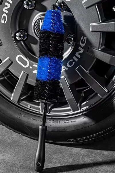 Buffer ®   Ergonomic Handle Wheel and Tire Cleaning Brush – Strong Bristles f...