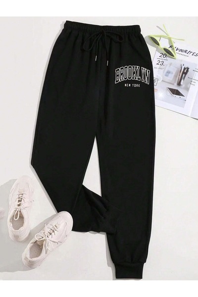 Flaubert -Women's Printed Dwe Sweatpants Trousers 3-Thread Quality Fabric Ela...