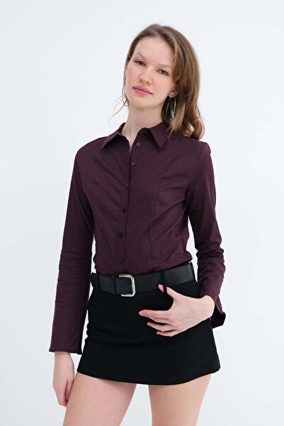 Addax Button Long Sleeve Shirt G16809-Y9
