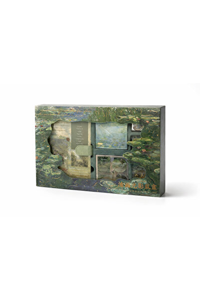 İthal Yeşil Vintage Defter Günlük Seti, Kalınlaştırılmış Şık Günlük, Mıknatıs...