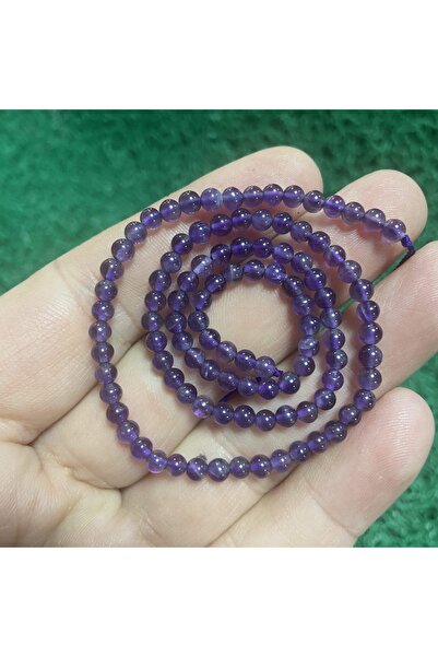 İNCİ DOĞAL TAŞ حجر الجمشت الكروي 4 مم