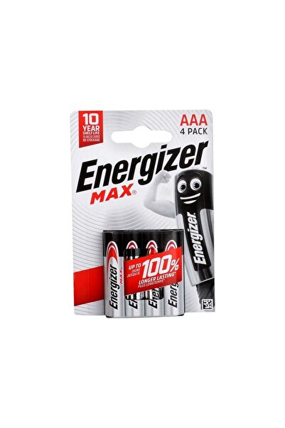 Energizer Max AAA İnce Kalem Pil 4lü Blister