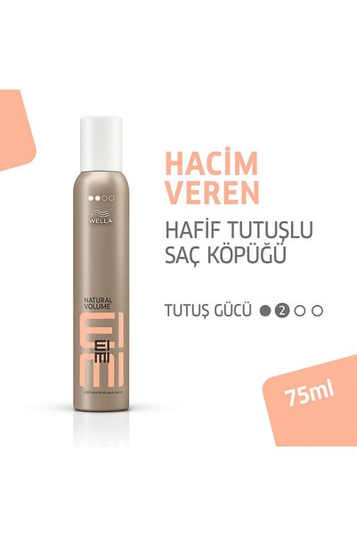 Wella Professionals Eimi Natural Volume Hafif Tutuşlu Saç Köpüğü 75ml