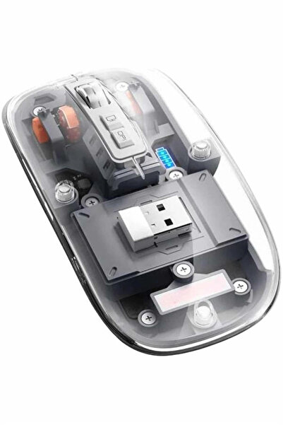Epilons Kablosuz Mouse Fare Şarjlı Bluetooth Wireless Çift Modlu Sessiz