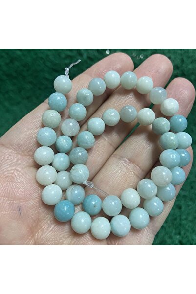 TAŞ UZMANI حجر الأمازونيت الكروي 8 ملم