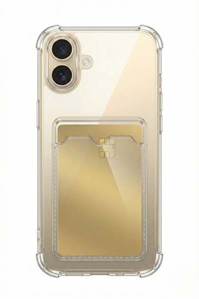 OSG iPhone 17 Compatible Silicone Case with Card Holder, Camera Protection, a...