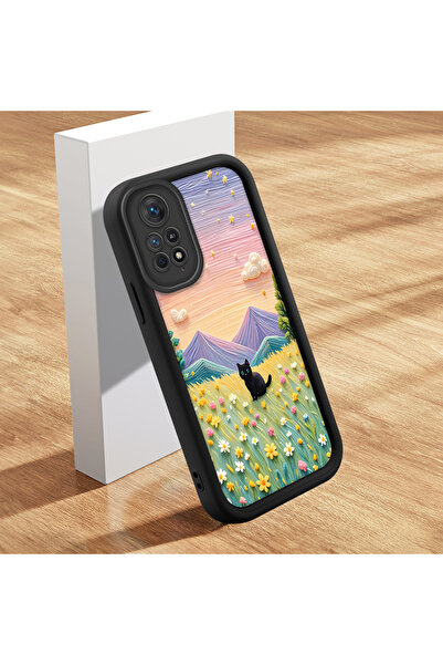 Hontinga حافظة متوافقة مع هاتف Redmi Note 11 Pro، حافظة هاتف رقيقة من السيليك...