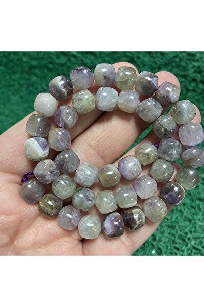 İNCİ DOĞAL TAŞ حجر الأميثيست الأسطواني 10 مم