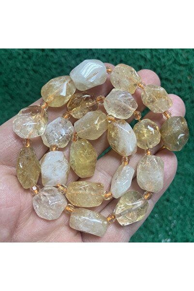 TAŞ UZMANI Rectangular Citrine Stone 10 mm