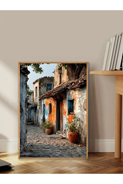 Tuba Decor Tablo dintr-o singură bucată cu rame din lemn pentru sufragerie, s...