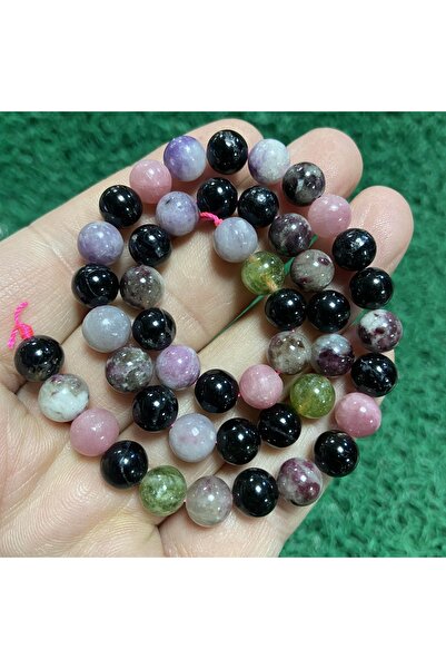 TAŞ UZMANI حجر التورمالين الكروي 8 ملم