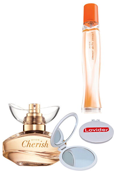 AVON Cherish Kadın Parfüm EDP 50ml + Summer White Sunset Kadın Parfüm EDT 50m...
