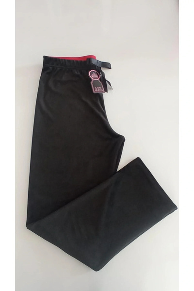 Mihra Women's Velvet Pipe Leg Comfortable Cut Sleepwear Bottom