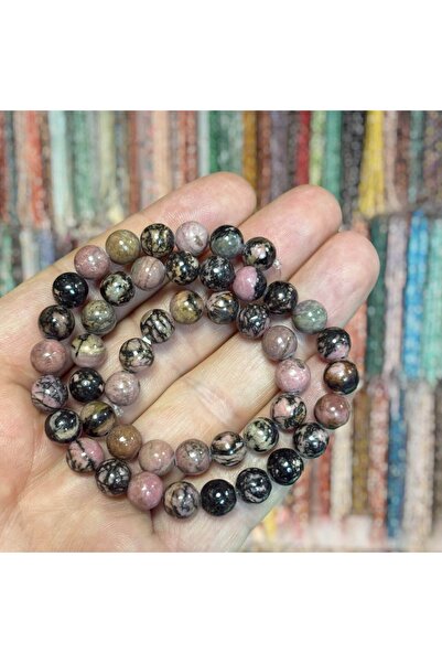 TAŞ UZMANI حجر رودونيت كروي 8 مم