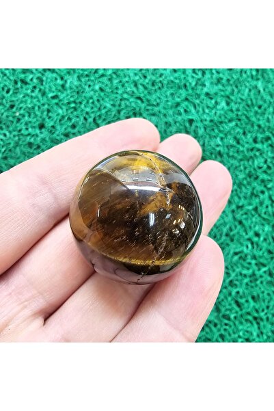İNCİ DOĞAL TAŞ حجر عين النمر الكروي 3.5 سم