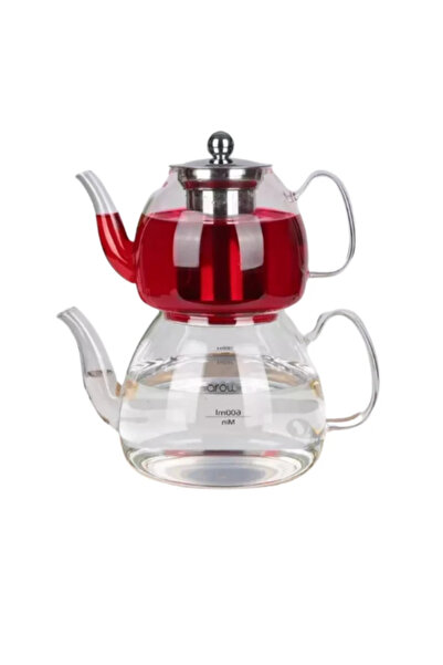 AROW Linda Borosilicate Glass Teapot Set