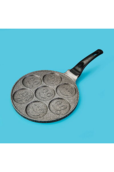 KUT FLY Kitchen Nirvana Emoji Pancake Pan - Gray - 26 cm