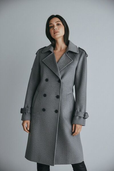 Karteks APOLET DETAYLI KAŞE KABAN