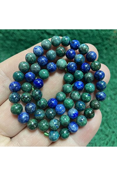 TAŞ UZMANI حجر الأزوريت الكروي 6 مم