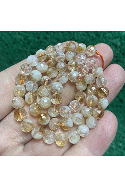 TAŞ UZMANI حجر سيترين كروي مصقول 6 مم