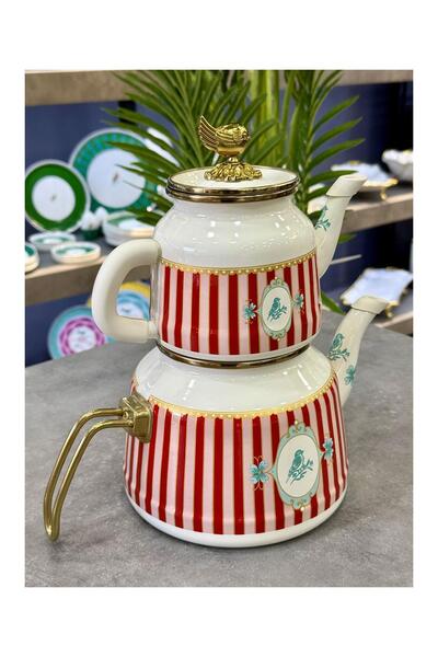 Doğudeko Bellisima Enamel Teapot 4.4 Liter Large Size