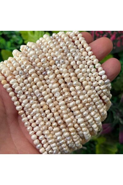 TAŞ UZMANI لؤلؤ طبيعي غير مصقول 5 ملم