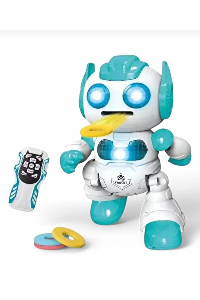 Genel Markalar Uzaktan Kumandalı Disk Atan Robot Müzikli Işıklı Disk Atan Rob...