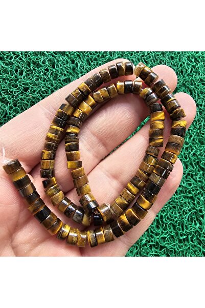 TAŞ UZMANI رونديلا حجر عين النمر البني 6 ملم
