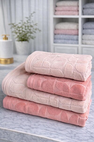 Özdilek Circular Best Set (Hamam Takımı) Kiremit-Bej